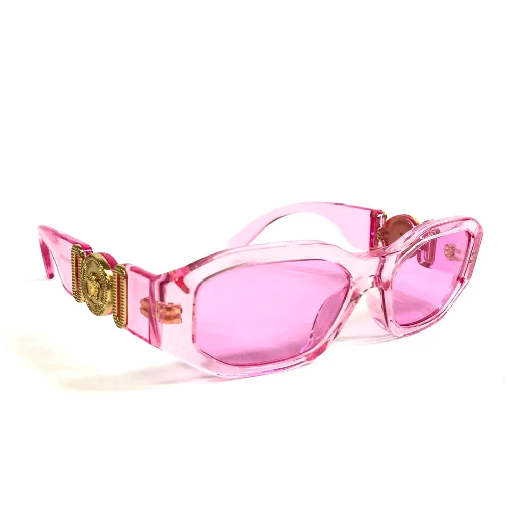 Versace Kids Sunglasses VK4429U 5370/5 Transparent Pink Fushcia with Pink Lenses